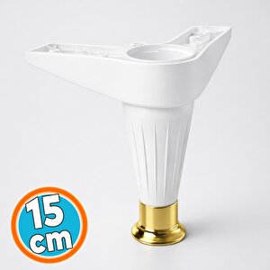 Ayarlanabilir Robot Süpürgeye Uygun Mobilya Kanepe Baza Tv Ünitesi Ayağı Plastik 15 Cm