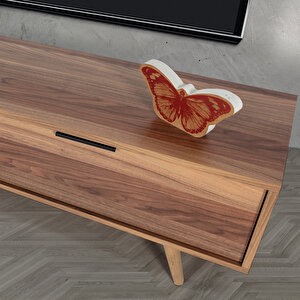 3643 Venüs 160 Cm ( Ahşap Ayakli , Metal Kulplu ) Tv Ünitesi , Söğüt , Tv Sehpası , Salon