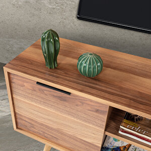 3620 Sina 160 Cm ( Ahşap Ayakli , Metal Kulplu ) Tv Ünitesi , Söğüt , Tv Sehpası