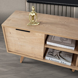 3622 Sina 160 Cm ( Ahşap Ayakli , Metal Kulplu ) Tv Ünitesi , Safir , Tv Sehpası , Salon