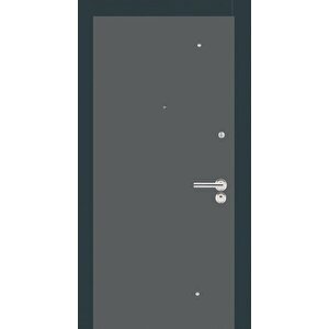 Rustik Seri 3001 Sol Yön Çelik Kapı Saruhan-antrasit