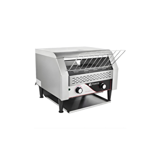 Vkb-300 Konveyörlü Ekmek Kızartma Makinesi - Saatte 450 Dilim Kapasiteli, Paslanmaz Çelik Endüstriyel Toaster