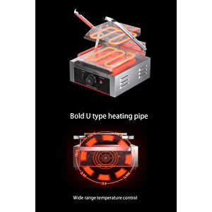 Vosco Vbl-813 Endüstriyel İkili Tost Makinesi - 22 Dilim Kapasiteli, 3600w Paslanmaz Çelik Döküm Izgara