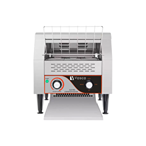 Vkb-450 Konveyörlü Ekmek Kızartma Makinesi - Saatte 600 Dilim Kapasiteli, 2640w Paslanmaz Çelik Endüstriyel Toaster