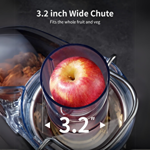 Vosco Vhs-je2106a Katı Meyve Sıkacağı - 1200w Yüksek Güçlü, 1250ml Hazneli, Bpa İçermeyen Profesyonel Sıkacak