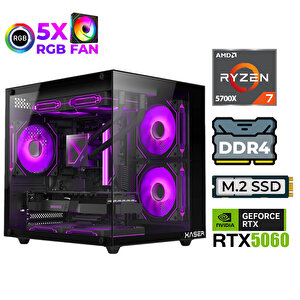 Sword X50 Mini Ryzen 7 5700x 32gb Ram 1tb M.2 Nvme Ssd 8gb Rtx5060 Oyuncu Tavsiye Sistem