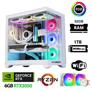 Sword X70 Ryzen 7 5700x 32gb Ram 1tb M.2 Nvme Ssd 6gb Rtx3050 Sıvı Soğutmalı Oyuncu Tavsiye Sistem