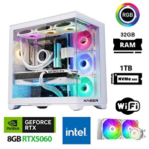 Sword X150 I5 12400f 32gb Ram 1tb M.2 Nvme Ssd 8gb Rtx5060 Sıvı Soğutmalı Oyuncu Tavsiye Sistem