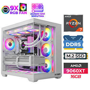 Sovax70 Ryzen 7 7800x3d 32gb Ddr5 Ram 1tb M.2 Nvme Ssd 16gb Rx9060 Xt Sıvı Soğutmalı Oyuncu Tavsiye Sistem