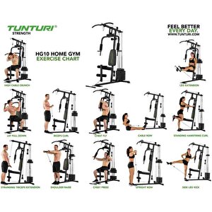 Tunturi Hg 10 Vücut Geliştirme Ve Çalışma İstasyonu