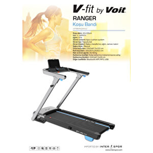 By Voit Ranger Koşu Bandi Gri