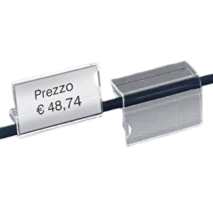 Bluebee 3.9x100mm 500adet Şeffaf Geçmeli Cam Raf Etiketi