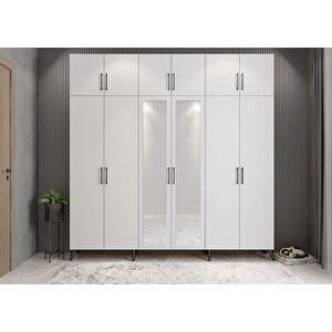 Life 6 Kapaklı Portmanto Antrasit&beyaz P.a.l_6_270cm 270 cm