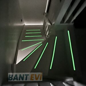 Fosforlu Kaydırmaz Bant İnce 2.5cmx25mt Fotolümenli Merdiven Bandı