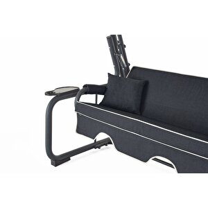 Rubus 4 Kişilik Bahçe Balkon Teras Salıncağı - Antrasit