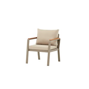 Parma Tekli Koltuk - Cappucino