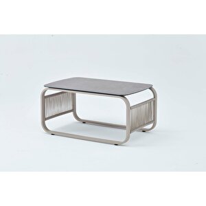 Venedik Seramik Sehpa - Kum Rengi