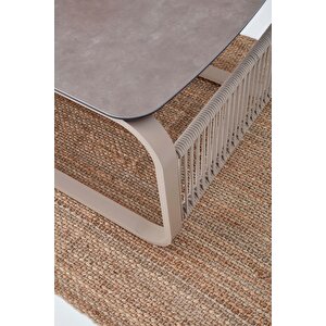 Venedik Seramik Sehpa - Kum Rengi