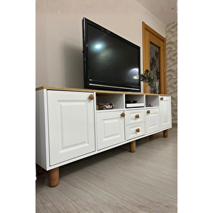 Life Tv Ünitesi Ve Kitaplık Seti %100 Mdf