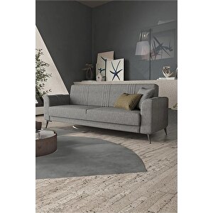 Mitra Üçlü Salon ve Oturma Odası Kanepe Gri