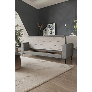 Mitra Üçlü Salon ve Oturma Odası Kanepe Gri