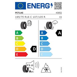 195/75 R16 C Tl 107/105r 8pr Full Grip Pt935 Kamyonet Kış Lastiği (üretim Tarihi:2024)