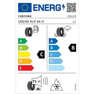 185/60 R15 Tl 84h Roadfun Winter Oto Kış Lastiği (üretim Tarihi:2025)