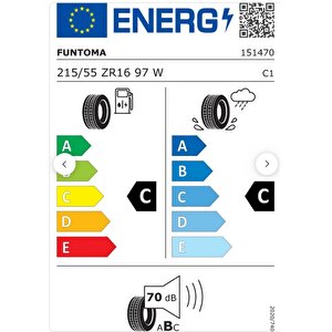 Funtoma 215/55 Zr16 97w Reinf. Roadfun Sport Oto Yaz Lastiği ( Üretim Yılı: 2025)
