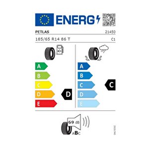 185/65 R14 Tl 86t Elegant Pt311 Yaz Lastiği (üretim Tarihi:2025)