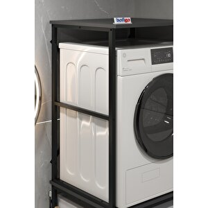 Çamaşır Makinesi Dolabı Kurutma Makinesi Dolabı Metal Banyo Dolabı Seda Antrasit