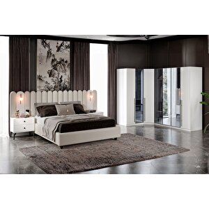 Tins 7 Kapılı Köşe Yatak Odası Takımı