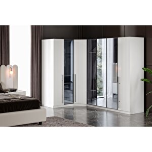 Tins 7 Kapılı Köşe Yatak Odası Takımı