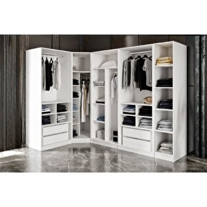 Tins 7 Kapılı Köşe Yatak Odası Takımı