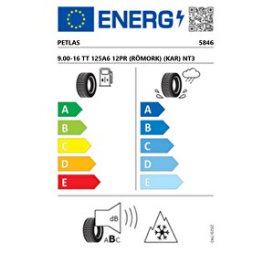 9.00-16 Tt 125a6 12pr (römork) (kar) Nt3 Römork Lastiği (üretim Tarihi:2025)