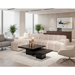 Most Marmoris Siyah %100 Mdf Orta Sehpa Set (evi̇ni̇ze Tesli̇m) Siyah