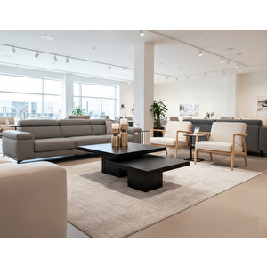 Most Marmoris Siyah %100 Mdf Orta Sehpa Set (evi̇ni̇ze Tesli̇m)