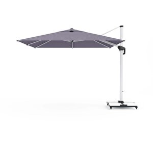 Mykonos Alümi̇nyum Gövdeli̇ Bahçe Şemsi̇yesi̇ (antrasi̇t) Ayak Dahi̇l