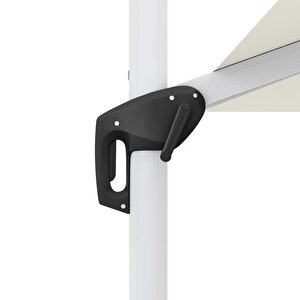 Mykonos Alümi̇nyum Gövdeli̇ Bahçe Şemsi̇yesi̇ (antrasi̇t) Ayak Dahi̇l