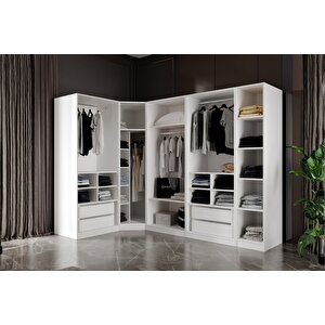 Talic 8 Kapılı Köşe Gardırop