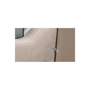 Robin Modüler Üçlü Koltuk - Kadife - Krem