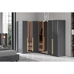 Talic 7 Kapılı Köşe Yatak Odası Takımı