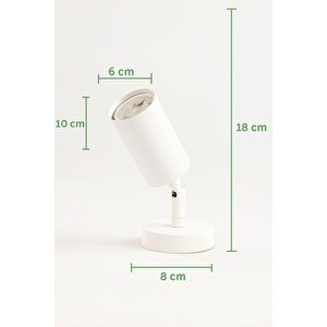 Sarı Eskitme Tekli Metal Spot Aydınlatma, El Yapımı Aplik, Sarı Sarı