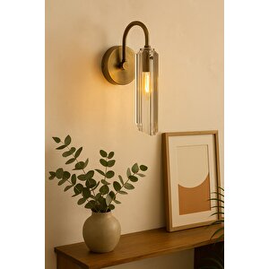 Roma Cam Aplik, Antik Bronz, Gold Gold