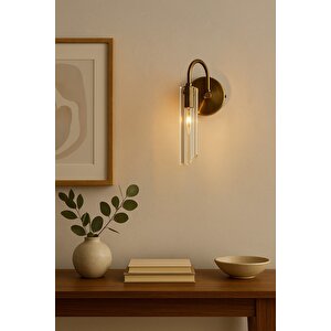 Roma Cam Aplik, Antik Bronz, Gold Gold