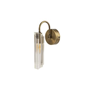 Roma Cam Aplik, Antik Bronz, Gold