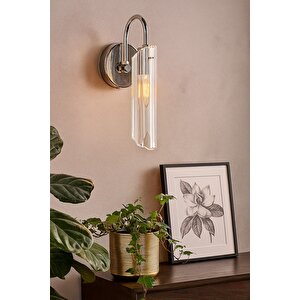 Roma Cam Aplik, Antik Bronz, Krom Krom