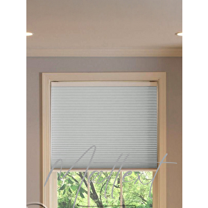 Gri  25mm Blackout Honeycomb Perde 110x240 cm