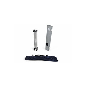 Bardaklıklı Katlanabilir Kumaş Kamp Ve Piknik Masası Alüminyum Xl Model ,73 X 53 X 58 Cm