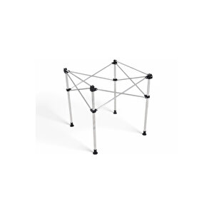 Bardaklıklı Katlanabilir Kumaş Kamp Ve Piknik Masası Alüminyum Xl Model ,73 X 53 X 58 Cm