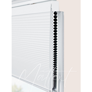 Beyaz  25mm Blackout Honeycomb Perde 110x220 cm